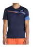 Camiseta Bullpadel Letra Azul Marino Vigore