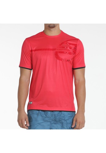 camiseta de pádel Bullpadel Coci frambuesa