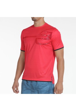 camiseta de pádel Bullpadel Coci frambuesa