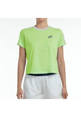 CAMISETA BULLPADEL BILMA VERDE MANZANA