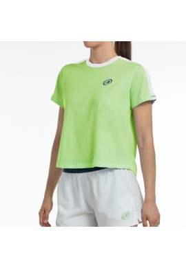 CAMISETA BULLPADEL BILMA VERDE MANZANA