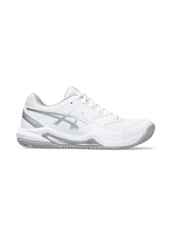 Zapatillas Asics Gel Dedicate 8 Padel Blanco Gris Mujer