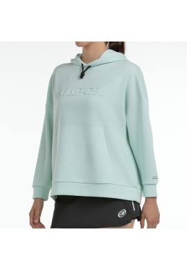 Sudadera Bullpadel Silba Verde Agua Mujer