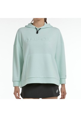 Sudadera Bullpadel Silba Verde Agua Mujer