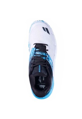 zapatillas Babolat Movea 2 Men white cyan blue 2025