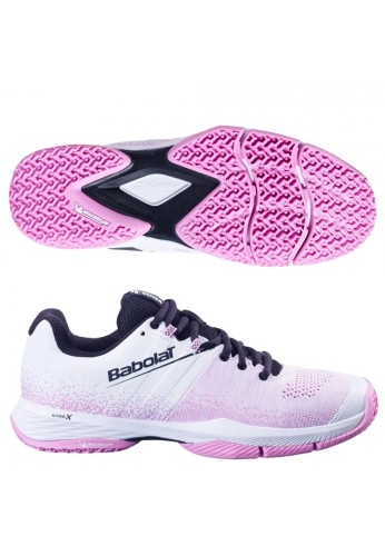 zapatillas Babolat Sensa Women white lilac 2025