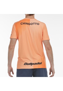 Camiseta Bullpadel Chingotto 25V Papaya 2025